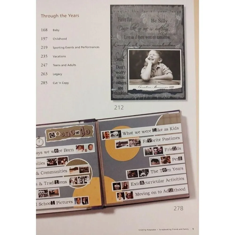 Creating Keepsakes Scrapbook Magazine A Treasury of Favorites Friends & Family
